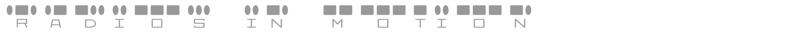 Radios In Motion font preview